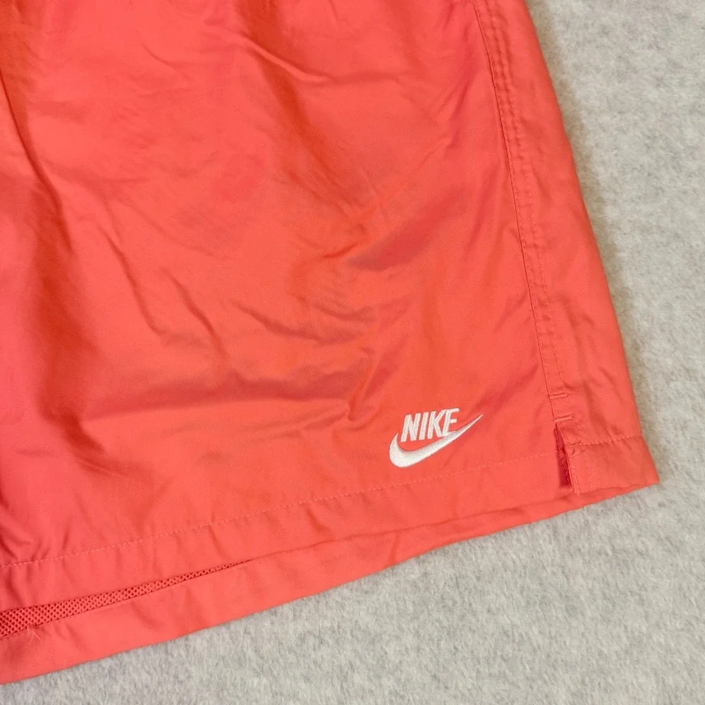 Nike Mens Swim Trunks Coral Orange Mesh Lined Board Shorts XL RN56323